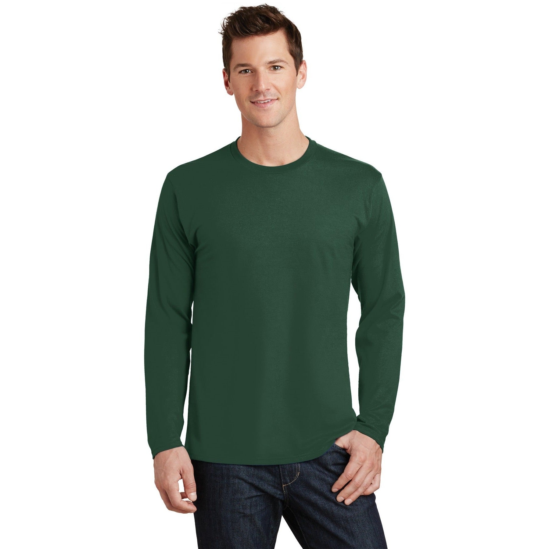 Port & Company-Port & Company® Long Sleeve Fan Favorite Tee. PC450LS-MedTech-10